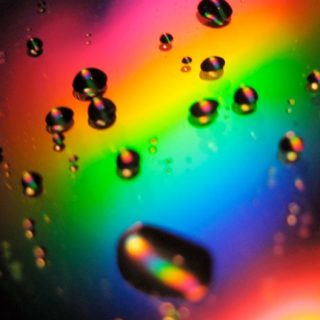 Cool water droplets black iPhone5s / iPhone5c / iPhone5 Wallpaper