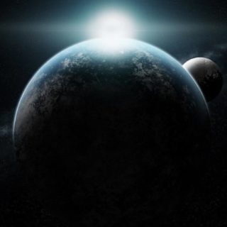 Space Black iPhone5s / iPhone5c / iPhone5 Wallpaper