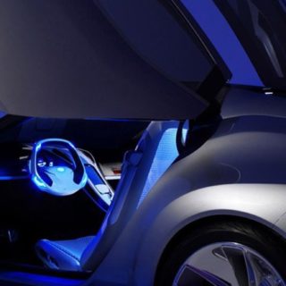 Vehicle car blue iPhone5s / iPhone5c / iPhone5 Wallpaper
