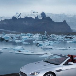 Landscape vehicle car silver iPhone5s / iPhone5c / iPhone5 Wallpaper