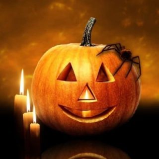 Halloween pumpkin head iPhone5s / iPhone5c / iPhone5 Wallpaper