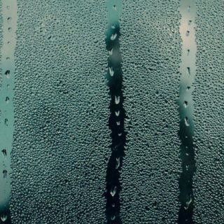 Landscape glass water droplets iPhone5s / iPhone5c / iPhone5 Wallpaper