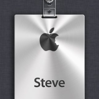 Apple Steve Silver iPhone5s / iPhone5c / iPhone5 Wallpaper