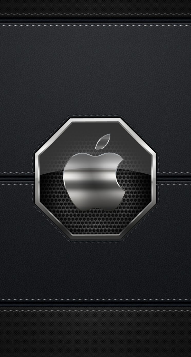 Apple silver | wallpaper.sc iPhone5s,SE