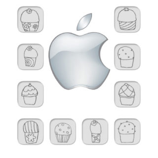 Apple shelf white iPhone5s / iPhone5c / iPhone5 Wallpaper