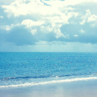 Beach landscape iPhone5s / iPhone5c / iPhone5 Wallpaper