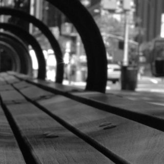 Landscape bench iPhone5s / iPhone5c / iPhone5 Wallpaper