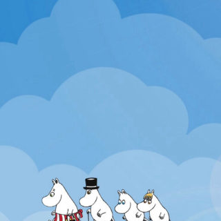 Chara Moomin iPhone5s / iPhone5c / iPhone5 Wallpaper