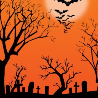 Halloween orange iPhone5s / iPhone5c / iPhone5 Wallpaper