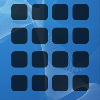 Cool blue shelf iPhone5s / iPhone5c / iPhone5 Wallpaper