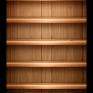 shelf ki simple iPhone5s / iPhone5c / iPhone5 Wallpaper