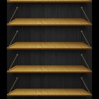 shelf ki black iPhone5s / iPhone5c / iPhone5 Wallpaper
