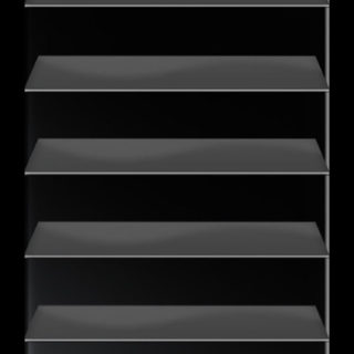 Shelf black ash simple iPhone5s / iPhone5c / iPhone5 Wallpaper