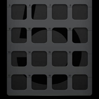 Cool shelf black numbers iPhone5s / iPhone5c / iPhone5 Wallpaper