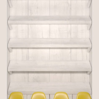Shelf yellow tree iPhone5s / iPhone5c / iPhone5 Wallpaper
