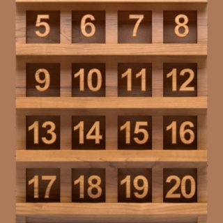 shelf ki tea simple numbers iPhone5s / iPhone5c / iPhone5 Wallpaper
