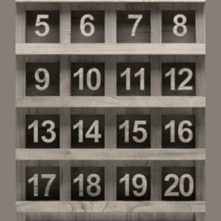 shelf hai simple black numbers iPhone5s / iPhone5c / iPhone5 Wallpaper