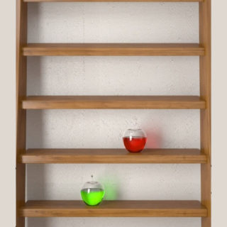 shelf ki  green  red  simple iPhone5s / iPhone5c / iPhone5 Wallpaper