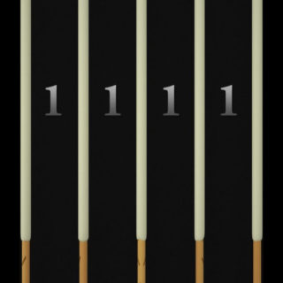 Shelf candy black numbers iPhone5s / iPhone5c / iPhone5 Wallpaper