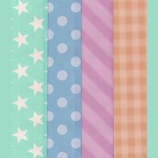 Women for cute shelf star dot colorful iPhone5s / iPhone5c / iPhone5 Wallpaper