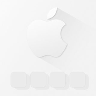 Shelf Apple White Cool iPhone5s / iPhone5c / iPhone5 Wallpaper
