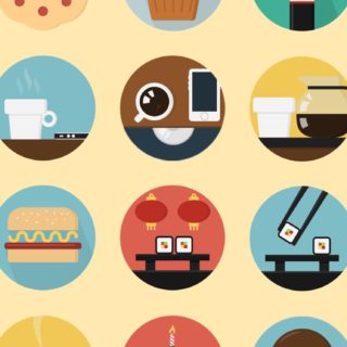Illustrations food yellow colorful for women iPhone5s / iPhone5c / iPhone5 Wallpaper