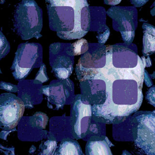 Shelf cool blue purple stone iPhone5s / iPhone5c / iPhone5 Wallpaper