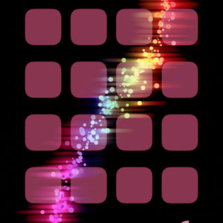 Apple logo shelf red purple iPhone5s / iPhone5c / iPhone5 Wallpaper