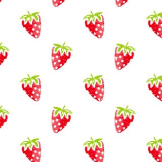 Pattern illustration fruit strawberry red women-friendly iPhone5s / iPhone5c / iPhone5 Wallpaper