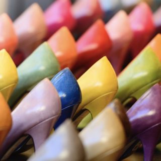 Colorful shoes high heels iPhone5s / iPhone5c / iPhone5 Wallpaper