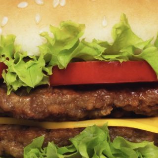 Food hamburger iPhone5s / iPhone5c / iPhone5 Wallpaper