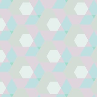 Geometric pattern Blue peach color iPhone5s / iPhone5c / iPhone5 Wallpaper