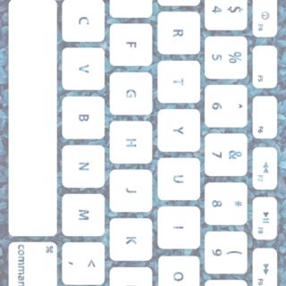Leaf keyboard Pale white iPhone5s / iPhone5c / iPhone5 Wallpaper