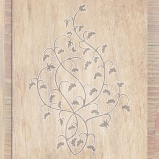 Wood grain leaves Brown gray iPhone5s / iPhone5c / iPhone5 Wallpaper