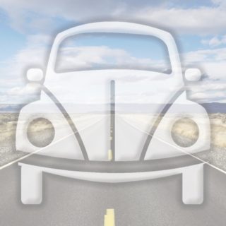 Landscape car road Blue iPhone5s / iPhone5c / iPhone5 Wallpaper