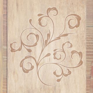 Wood grain leaves Brown iPhone5s / iPhone5c / iPhone5 Wallpaper