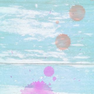 Wood grain waterdrop Blue Orange iPhone5s / iPhone5c / iPhone5 Wallpaper