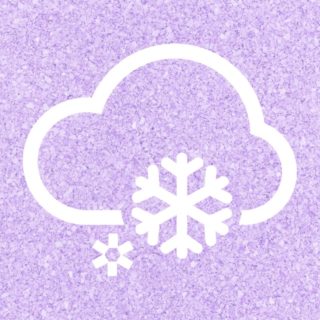 Cloudy weather Purple iPhone5s / iPhone5c / iPhone5 Wallpaper