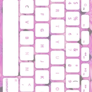 Flower keyboard Momo white iPhone5s / iPhone5c / iPhone5 Wallpaper