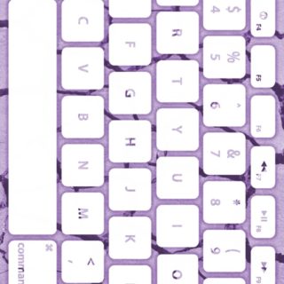Ground keyboard Purple white iPhone5s / iPhone5c / iPhone5 Wallpaper