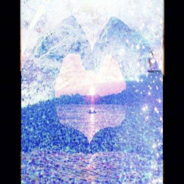 Heart Landscape iPhone6s / iPhone6 Wallpaper