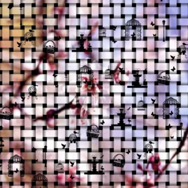 Cherry mesh iPhone6s / iPhone6 Wallpaper