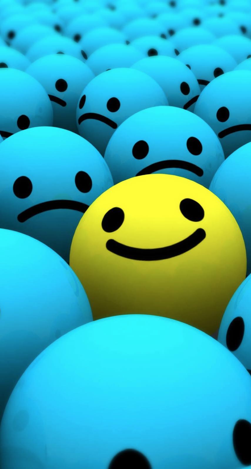Cute Blue Yellow | wallpaper.sc iPhone6s
