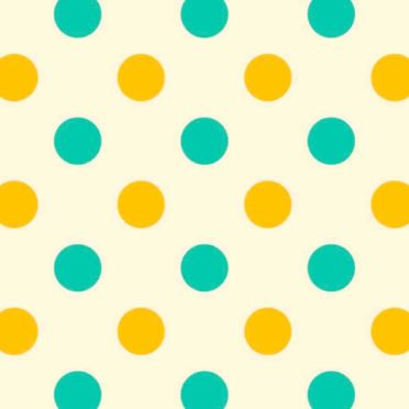 Yellow polka dot green iPhone6s / iPhone6 Wallpaper