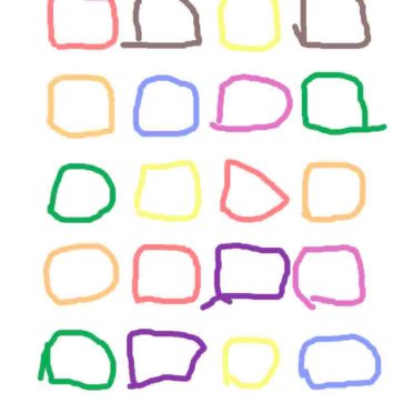 Shelf colorful Pop iPhone6s / iPhone6 Wallpaper