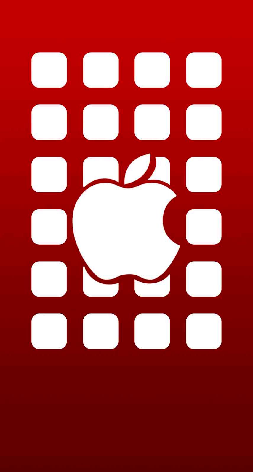 Apple logo shelf red | wallpaper.sc iPhone6s