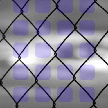 Landscape wire mesh monochrome  blue  shelf iPhone6s / iPhone6 Wallpaper