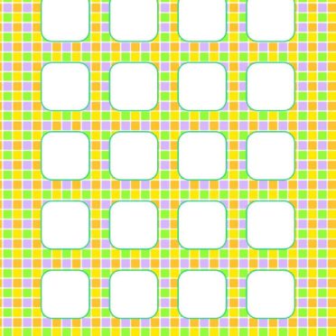 Green check pattern shelf iPhone6s / iPhone6 Wallpaper