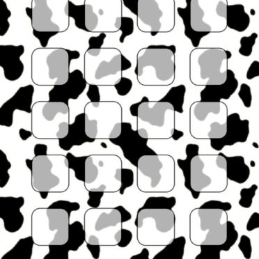 Black-and-white cow pattern shelf iPhone6s / iPhone6 Wallpaper