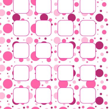 Red polka dot pattern Shito shelf for women iPhone6s / iPhone6 Wallpaper